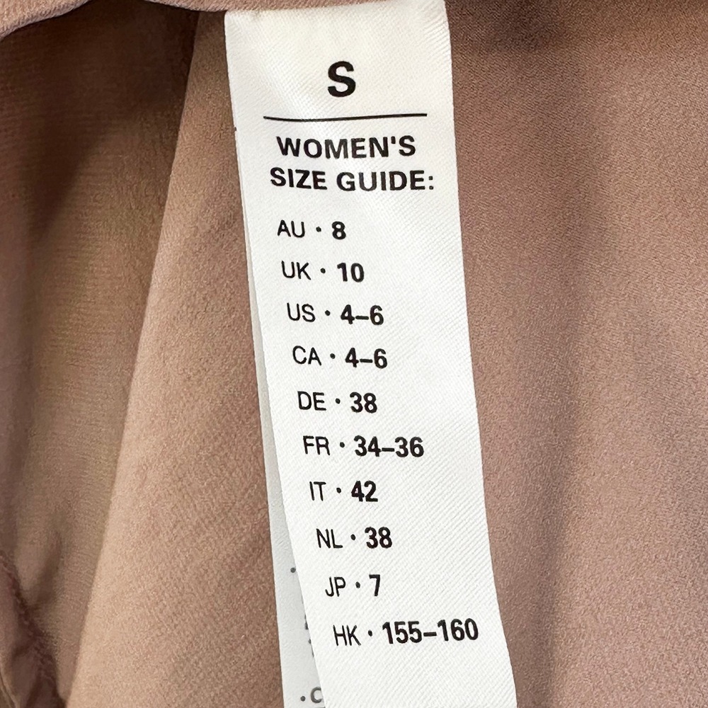 LILYSILK 100% Mulberry Silk Charmeuse Midi Robe • Small • mauve pink • luxury - Picture 9 of 10
